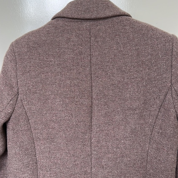 Intermix private label wool coat mauve taupe small - Picture 4 of 6